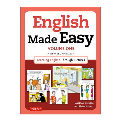 英文原版 English Made Easy Volume One 简易英语 册一 英国版 看图片学英语 外语学习指南 英文版 进口英语原版书籍