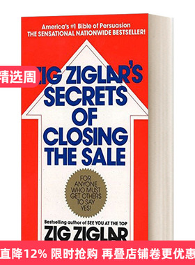 英文原版 Zig Ziglar's Secrets of Closing the Sale 金克拉销售大法 英文版 进口英语原版书籍