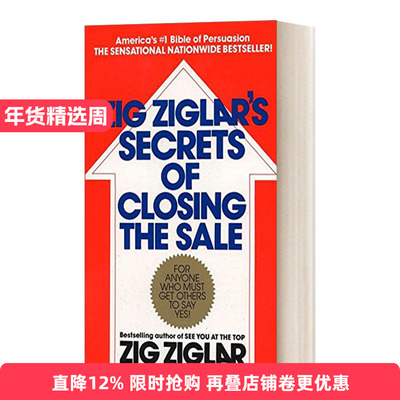 英文原版 Zig Ziglar's Secrets of Closing the Sale 金克拉销售大法 英文版 进口英语原版书籍