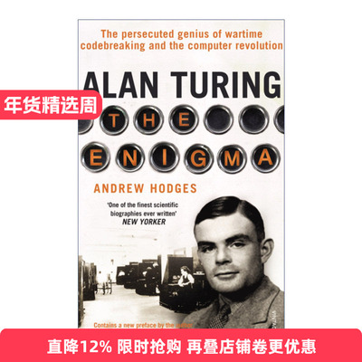 Alan Turing: The Enigma 艾伦·图灵传 如谜的解谜者 安德鲁·霍奇斯进口原版英文书籍