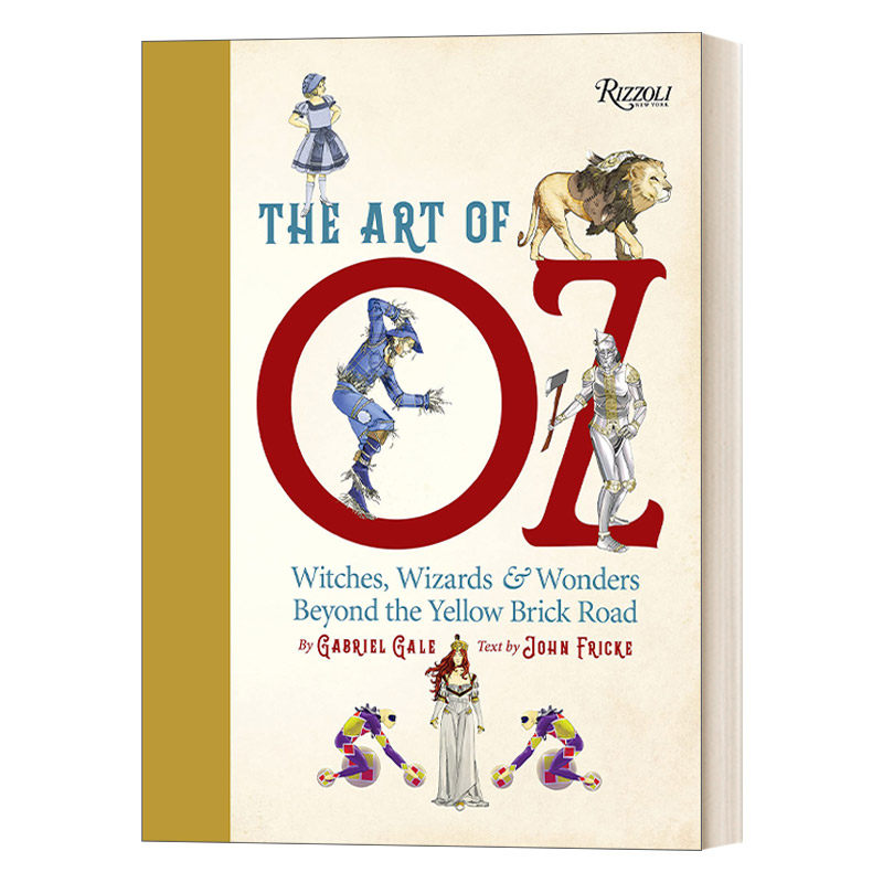 英文原版 The Art of Oz 奥兹国的艺术 Universe出版 Fricke 神话中的野兽元素仙女精美插画作品集 精装 英文版 进口英语原版书籍