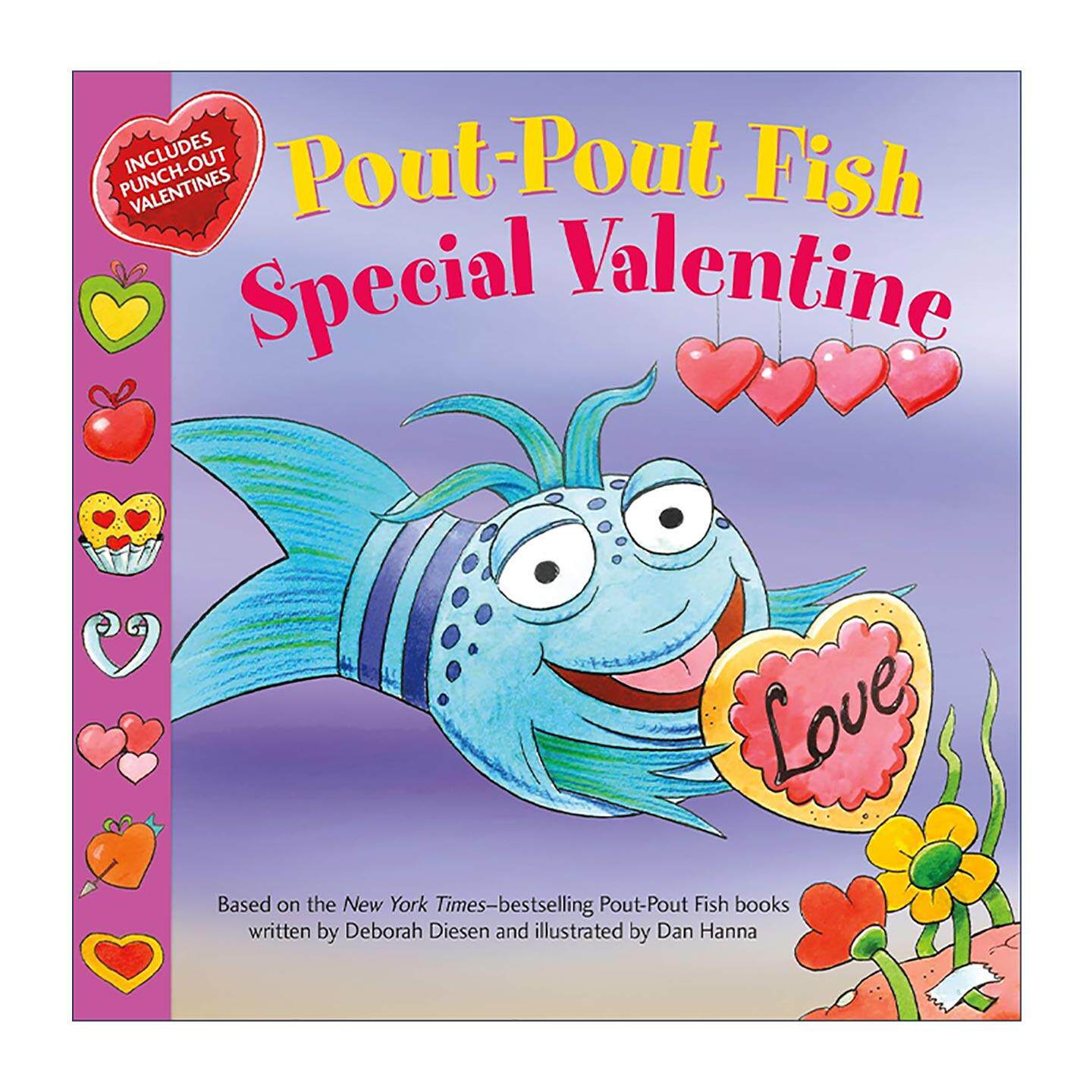 英文原版 Pout-Pout Fish Special Valentine 噘嘴鱼 特殊情人节 儿童绘本 英文版 进口英语原版书籍