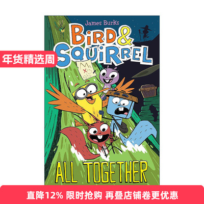 英文原版 Bird & Squirrel All Together 小鸟与松鼠7 儿童漫画小说 英文版 进口英语原版书籍