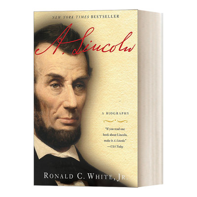 英文原版 A. Lincoln A Biography 亚伯拉罕林肯传记 克里斯多夫奖 纽约时报畅销书 Ronald C. White 英文版 进口英语原版书籍