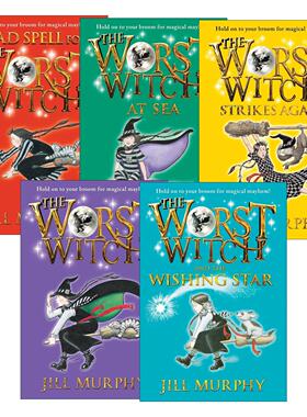 英文原版 The Worst Witch 坏女巫魔法学校5册 女巫学校故事系列 儿童奇幻小说 英文版 进口英语原版书籍