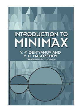 英文原版 Introduction to Minimax 极小化极大导论 数学 V. F. Dem'yanov 英文版 进口英语原版书籍