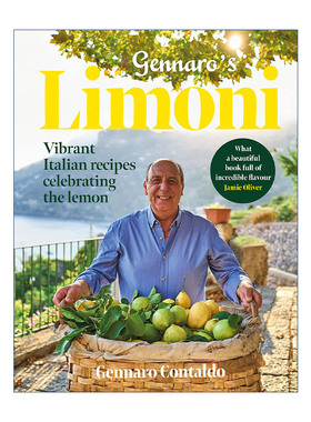英文原版 Gennaro's Limoni 柠檬活力精装食谱 大厨Gennaro Contaldo的意大利柠檬风味菜 英文版 进口英语原版书籍