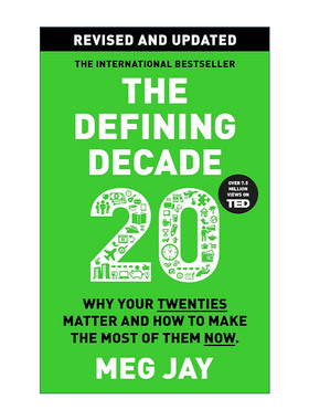 英文原版 The Defining Decade 20岁 光阴不再来 梅格·杰伊 英文版 进口英语原版书籍