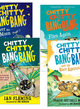 英文原版 Chitty Chitty Bang Bang 飞天万能车系列4册 儿童科幻动作冒险小说 Frank Cottrell Boyce 英文版 进口英语原版书籍