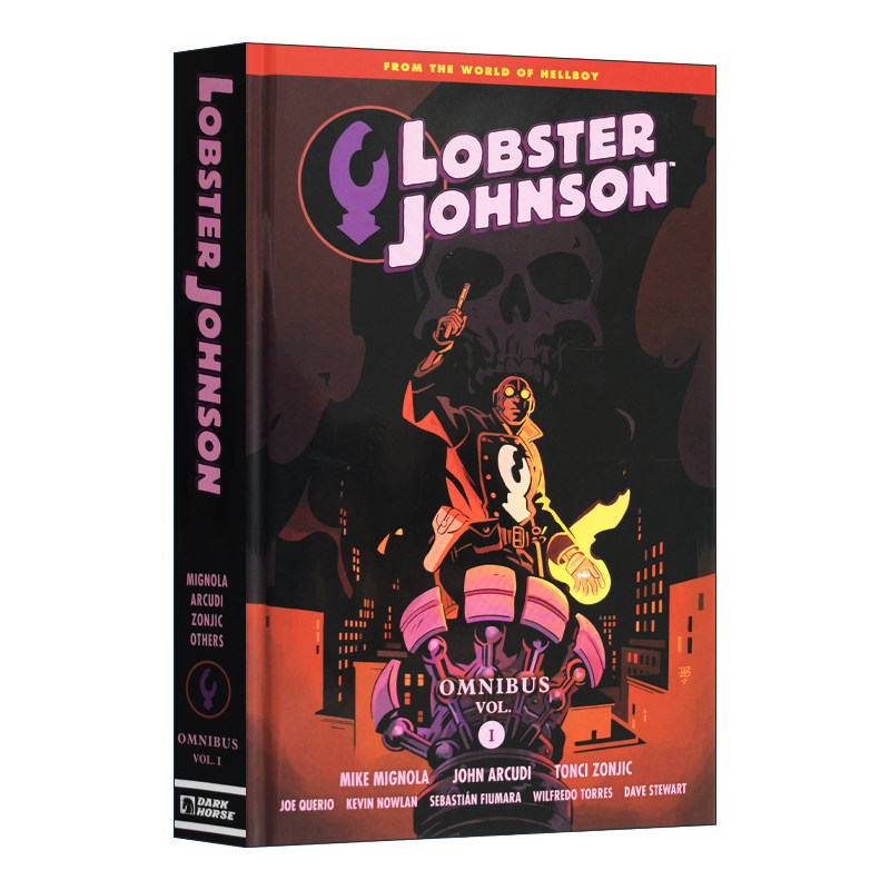 英文原版 Lobster Johnson Omnibus Volume 1 地狱小子衍生 龙虾约翰逊综合卷1 漫画 精装 英文版 进口英语原版书籍