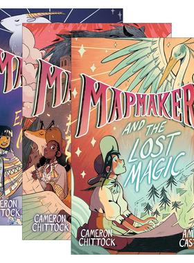 英文原版 Mapmakers 制图者系列3册 儿童全彩奇幻冒险图像小说 英文版 进口英语原版书籍