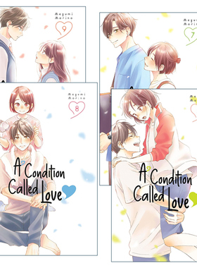 英文原版 A Condition Called Love 花野井同学和相思病系列6-9册 同名动漫漫画 森野萌 英文版 进口英语原版书籍