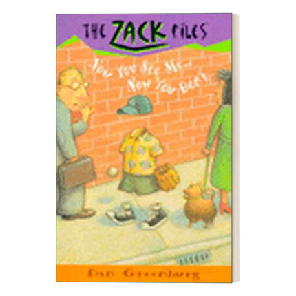 英文原版 The Zack Files 12 Now You See Me Now You Don't 札克档案系列12 儿童冒险章节桥梁书 英文版 进口英语原版书籍