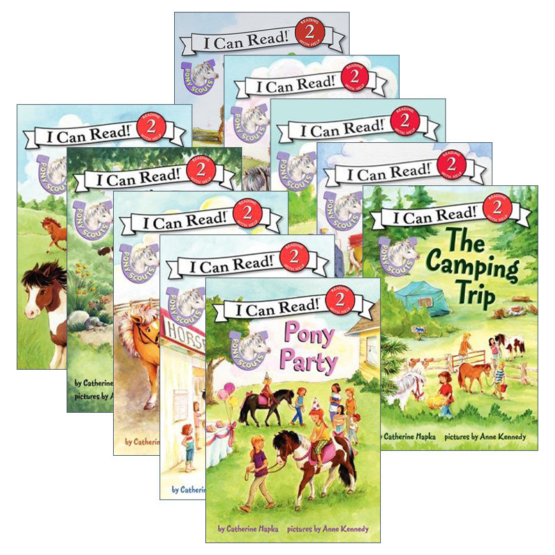 英文原版 正版 小马童子军10册 Pony Scouts I Can Read 第二阶段系列 小小童子军绘本 进口书籍