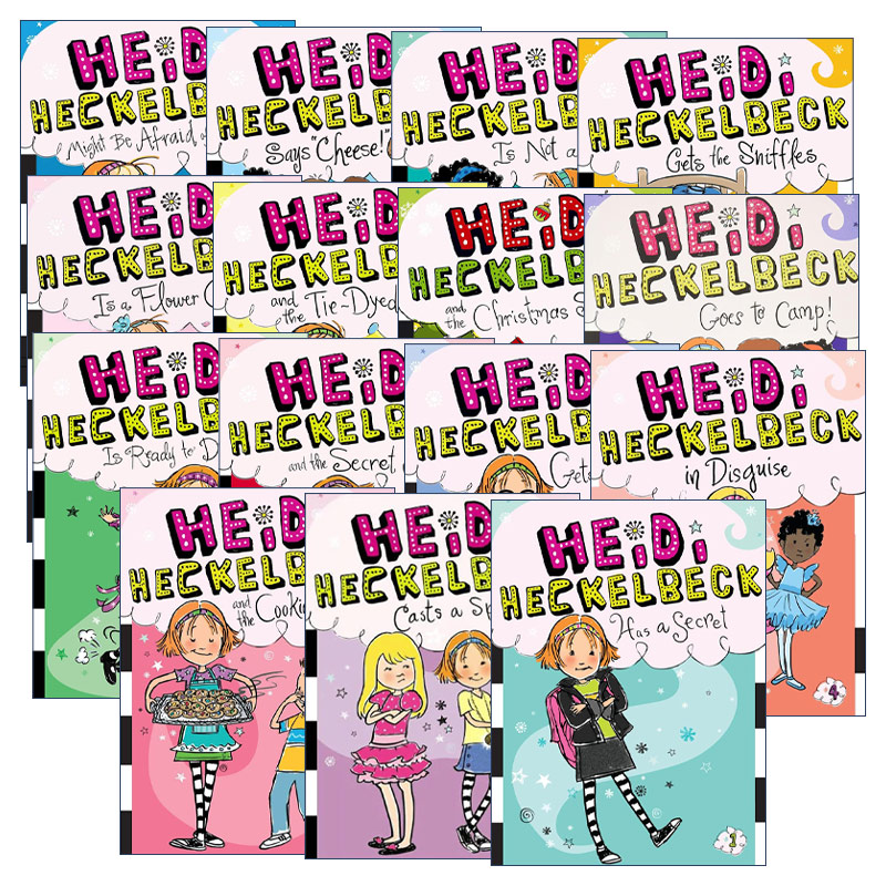 英文原版 Heidi Heckelbeck 小女巫海蒂系列1-15册 儿童章节桥梁书 校园故事 英文版 进口英语原版书籍