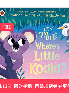 英文原版 Ten Minutes to Bed Where's Little Koala 十分钟睡前故事 小考拉不见了 英文版 进口英语原版书籍