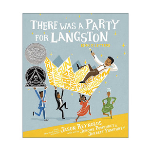 英文原版 There Was a Party for Langston 为文学之王兰斯顿举办的派对 2024凯迪克银奖绘本 精装 英文版 进口英语原版书籍