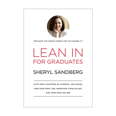 英文原版 Lean In for Graduates 向前一步 致毕业生 求职 面试 指南 Sheryl Sandberg 精装 英文版 进口英语原版书籍
