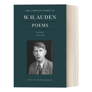1939年 奥登全集 英文版 Poems Volume Auden 诗歌 The Complete 第一卷 进口书籍 精装 1927 英文原版 Works