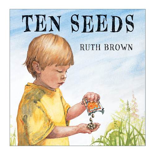 英文原版 Ten Seeds 十粒种子 数字认知绘本 精装 凯特格林纳威大奖入围作者Ruth Brown 英文版 进口英语原版书籍