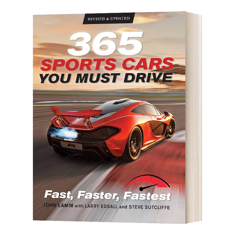 英文原版 365 Sports Cars You Must Drive 不容错过的365种跑车 汽车画册 收藏指南 英文版 进口英语原版书籍