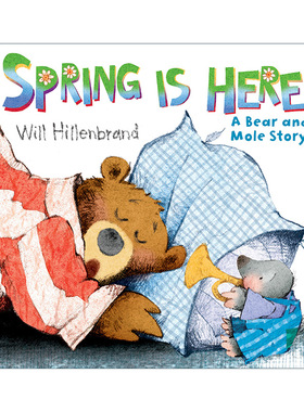 英文原版绘本 Spring is Here A Bear and Mole Story 春天来了 熊和鼹鼠的故事系列 儿童季节主题绘本 英文版 进口英语原版书籍