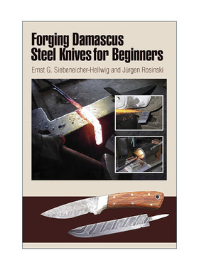 英文原版 Forging Damascus Steel Knives for Beginners 锻造大马士革钢刀入门指南 英文版 进口英语原版书籍