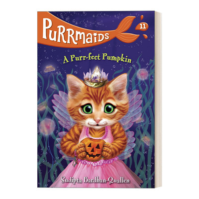 Purrmaids 11: A Purr-fect Pumpkin 美猫鱼11：一个超完美的南瓜进口原版英文书籍