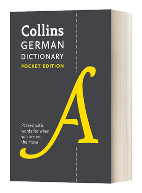 Collins Pocket German Dictionary 柯林斯德语词典 便携第9版进口原版英文书籍