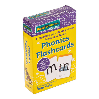 英文原版 Read Write Inc. Home Learning Phonics Flashcards 牛津自然拼读闪卡 英文版 进口英语原版书籍
