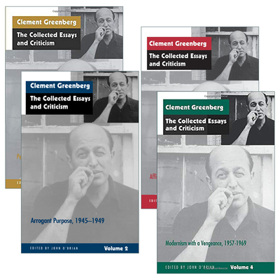 英文原版 The Collected Essays and Criticism  Volume 1-4 克莱门特·格林伯格论文集 第1-4卷 Clement Greenberg 英文版 进口书