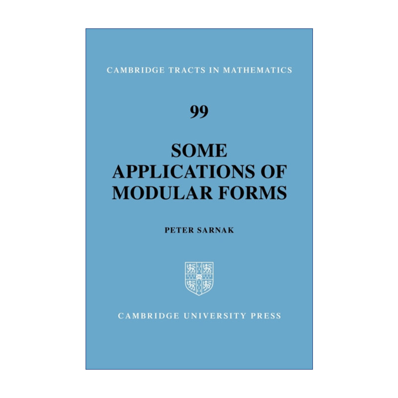 Some Applications of Modular Forms 模形式应用 剑桥数学丛书系列进口英文原版书籍