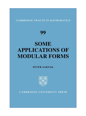 Some Applications of Modular Forms 模形式应用 剑桥数学丛书系列进口英文原版书籍