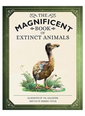 英文原版 The Magnificent Book of Extinct Animals 灭绝动物 科普大全 精装全彩插图 英文版 进口英语原版书籍