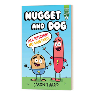 英文原版 Nugget and Dog All Ketchup No Mustard 努格特和狗系列1 Ready-to-Read Graphics Level 2 英文版 进口英语原版书籍