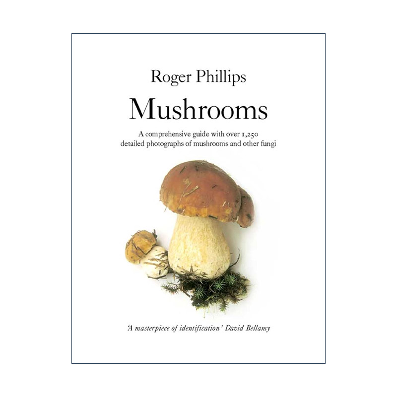英文原版 Mushrooms 蘑菇百科全书 自然科普百科 罗杰?菲利普斯 Roger Phillips 英文版 进口英语原版书籍