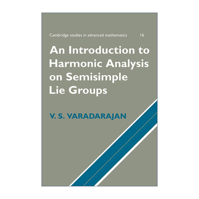 英文原版 An Introduction to Harmonic Analysis on Semisimple Lie Groups 半单李群的谐波分析导论 英文版 进口英语原版书籍