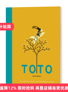 英文原版 Toto 小黑驴杜杜 儿童绘本 Ximo Abadía 英文版 进口原版英文书籍