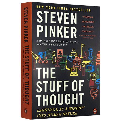 思想本质 语言是洞察人类天性之窗 The Stuff of Thought TED 英文原版书籍 语言学著作 语言本能作者史蒂芬平克 Steven Pinker