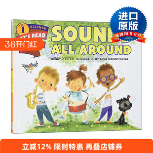 英文原版 Let's Read and Find Out 1 Sounds All Around 自然科学启蒙阅读与发现1级 周围的声音 英文版 进口英语原版书籍