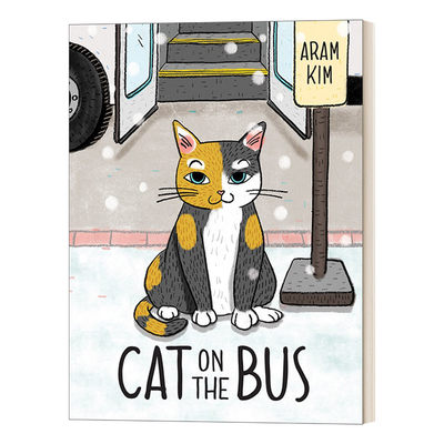 Cat on the Bus 巴士上的猫 Aram Kim 儿童精装绘本 故事图画书 4-6岁进口原版英文书籍