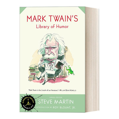 英文原版 Mark Twain's Library of Humor Modern Library Humor and Wit 马克吐温的幽默图书馆 兰登书屋现代图书馆 进口英语书籍