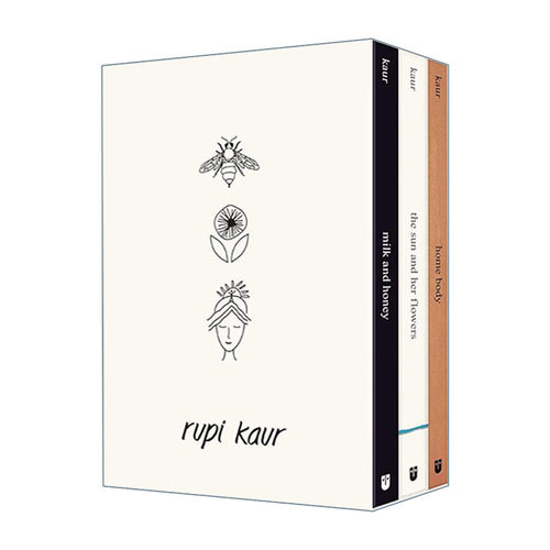 英文原版 Rupi Kaur Trilogy Boxed Set 露比考尔诗集3册盒装 牛奶与蜂蜜+太阳和她的花儿+宅男宅女 英文版 进口英语原版书籍