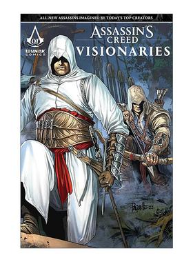 英文原版 Assassin's Creed Visionaries Vol 1 刺客信条 愿景 漫画卷一 英文版 进口英语原版书籍