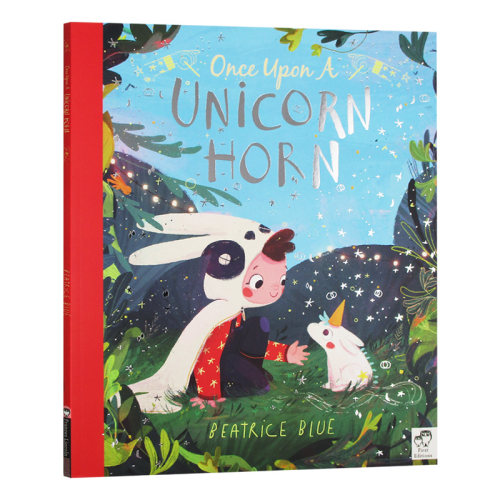 从前有只独角兽 Once Upon a Unicorn Horn 英文原版绘本 西班牙插画师 Beatrice Blue 英文版儿童英语故事书 进口原版书籍