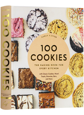 100 Cookies 100种曲奇饼干 烘焙进口原版英文书籍