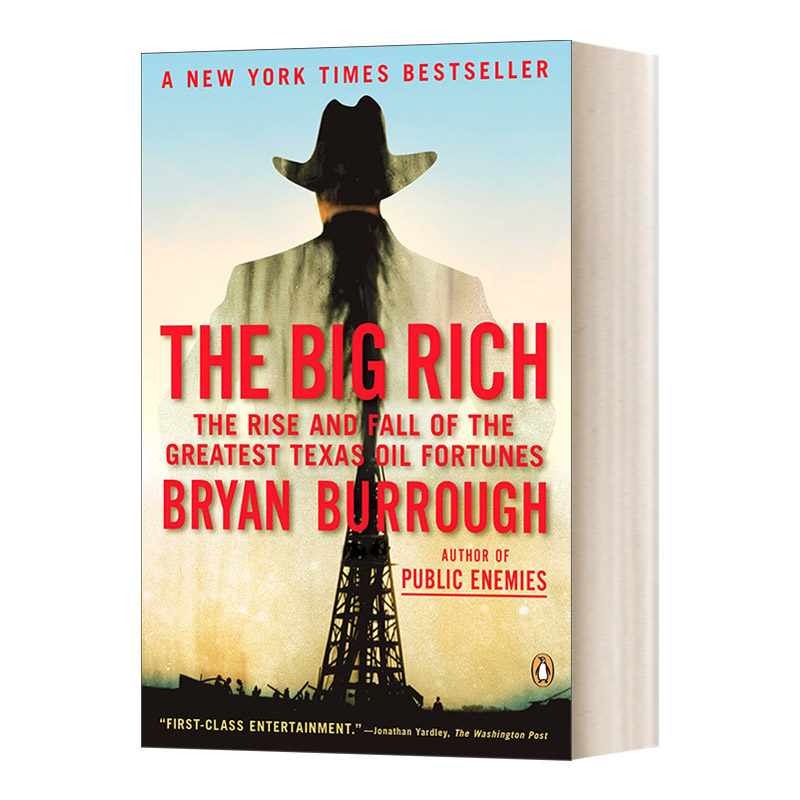英文原版 he Big Rich 大富时代 得克萨斯四大石油豪族的兴与衰 门口的野蛮人作者布赖恩·伯勒 英文版 进口英语原版书籍