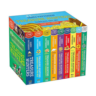 英文原版 Treasure Hunters Complete Set 夺宝奇兵9册盒装 英文版 进口英语原版书籍