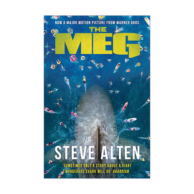 The MEG 巨齿鲨 斯蒂夫·奥顿 同名灾难电影原著小说进口原版英文书籍