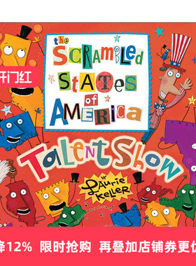 英文原版 The Scrambled States of America Talent Show 美利坚众和国的古怪故事之才艺秀 英文版 进口英语原版书籍